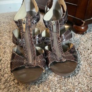 Michael Kors Snake Print Heels